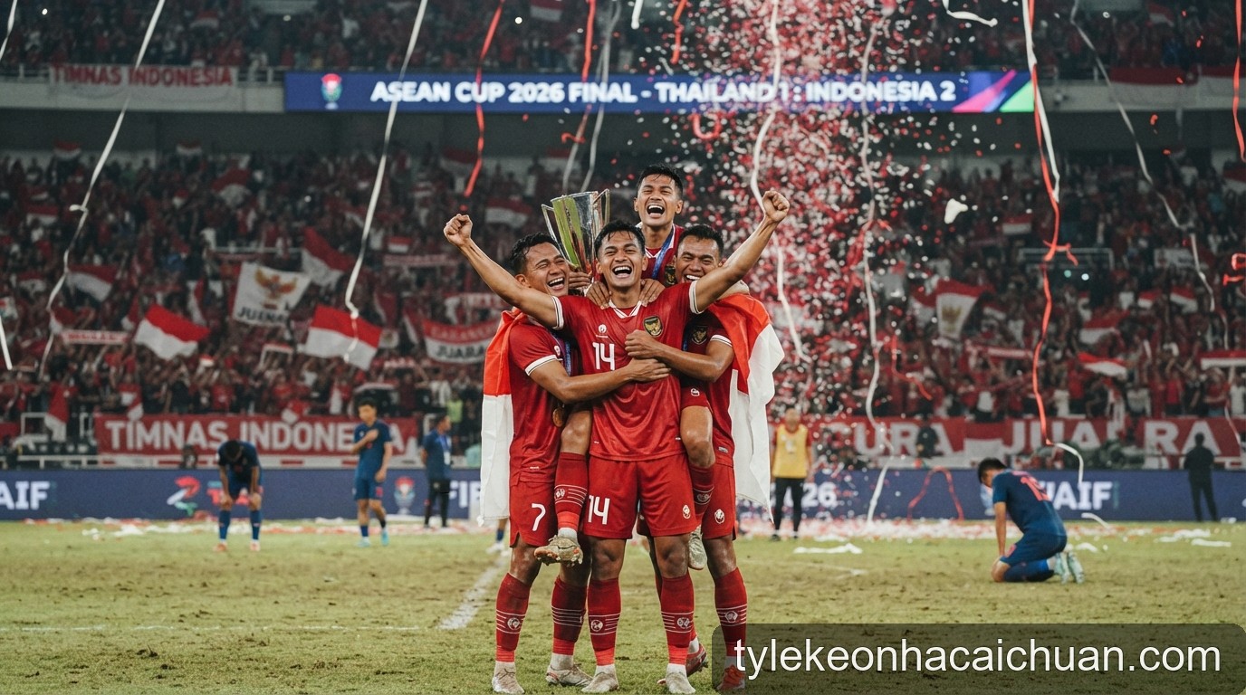 Indonesia lên ngôi vương FIFA ASEAN Cup 2026: Dấu ấn lịch sử và bài học cho bóng đá Đông Nam Á